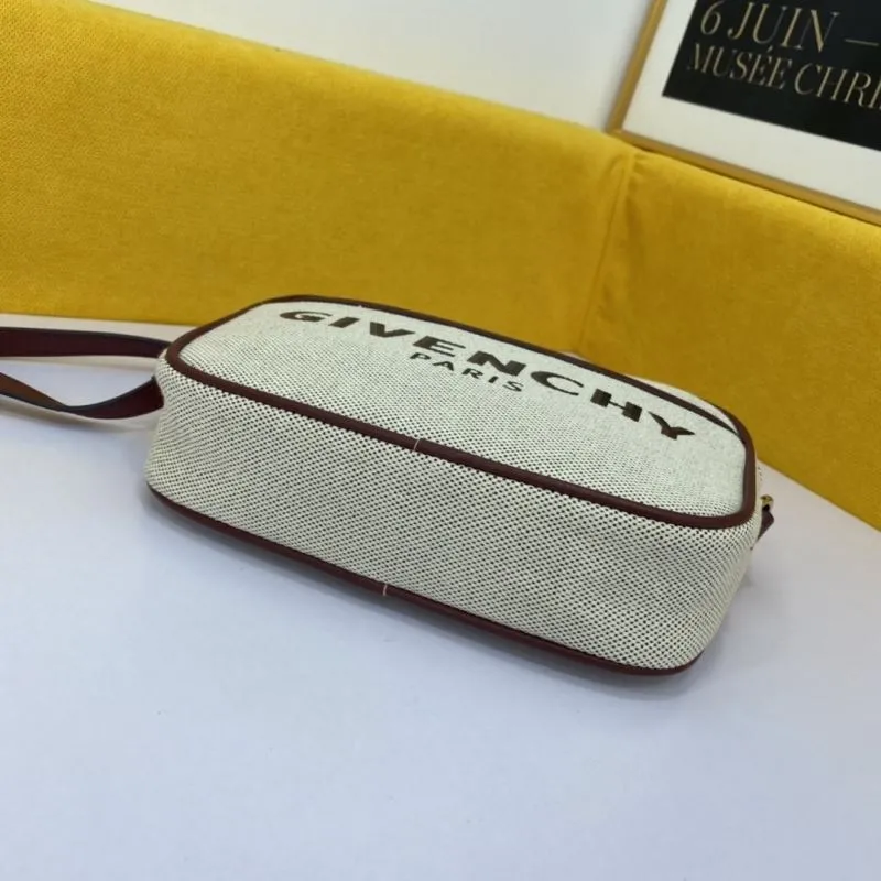 Givenchy Beige Canvas Crossbody Camera Bag - Image 5
