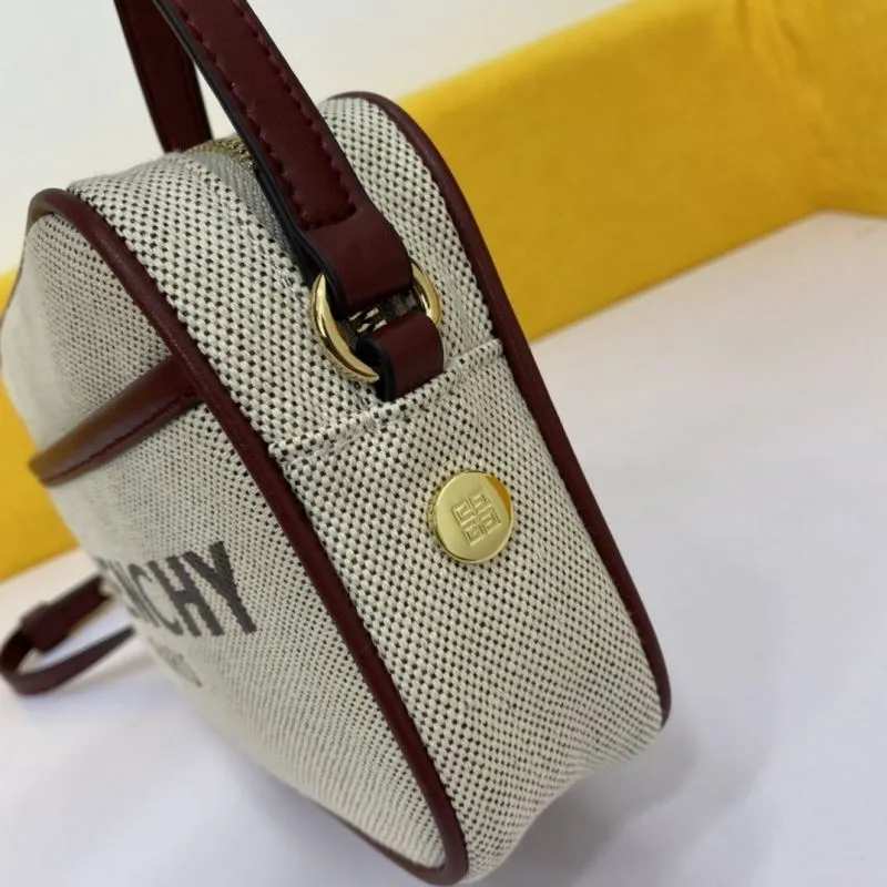 Givenchy Beige Canvas Crossbody Camera Bag - Image 6