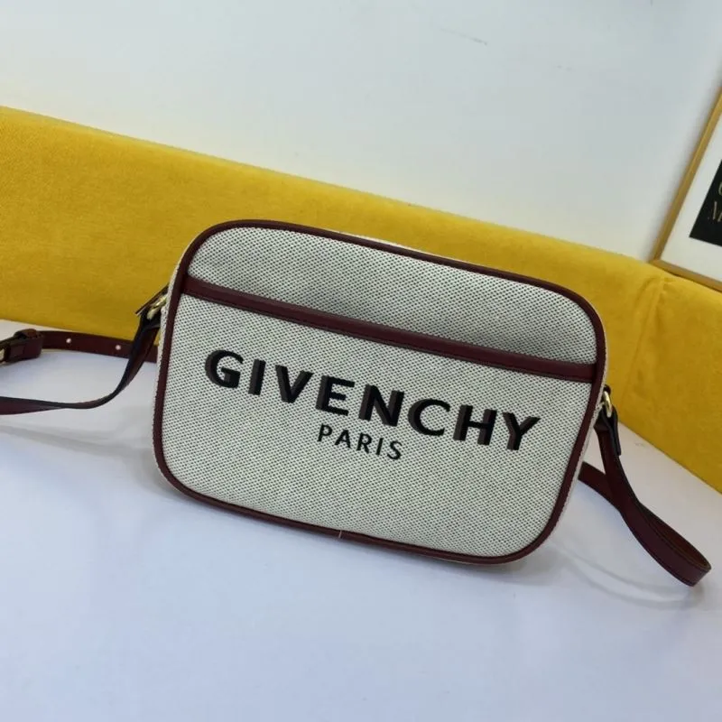 Givenchy Beige Canvas Crossbody Camera Bag - Image 8