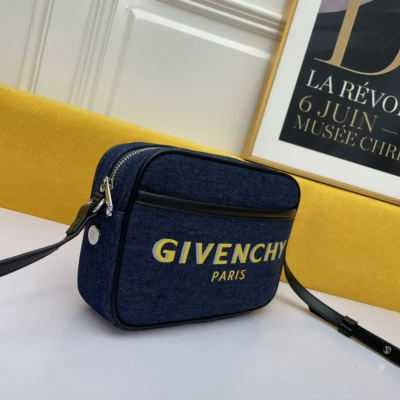 Alternative view of Givenchy Dark Blue Denim Crossbody Satchel Bag 128