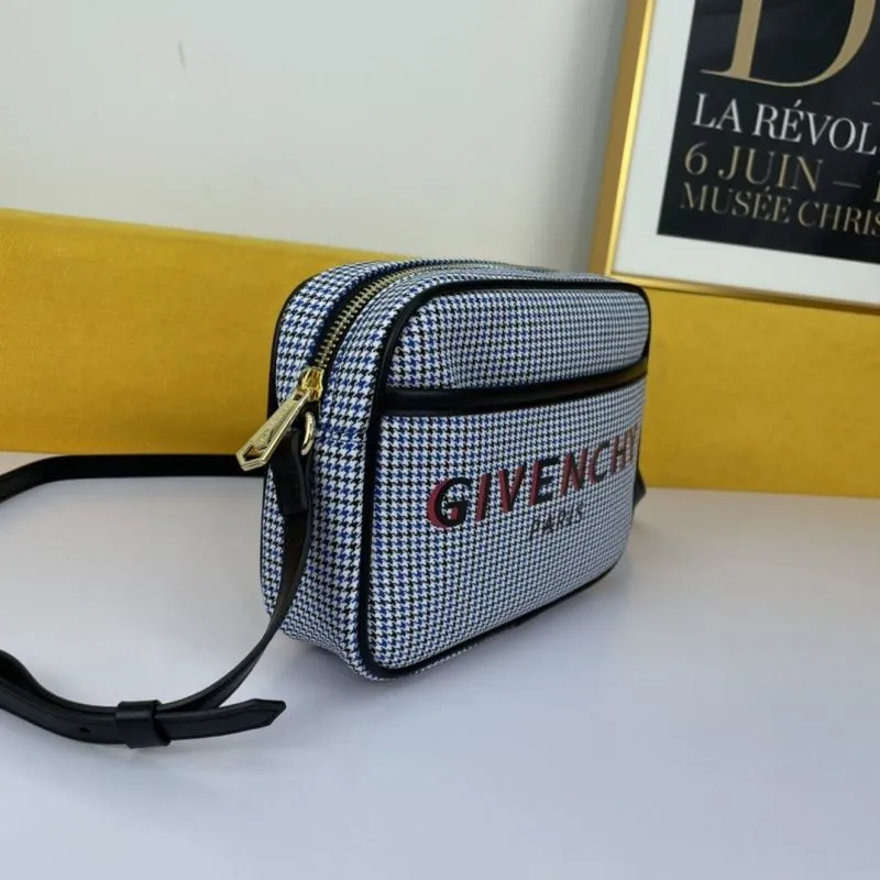 Alternative view of Givenchy Houndstooth Crossbody Satchel Bag