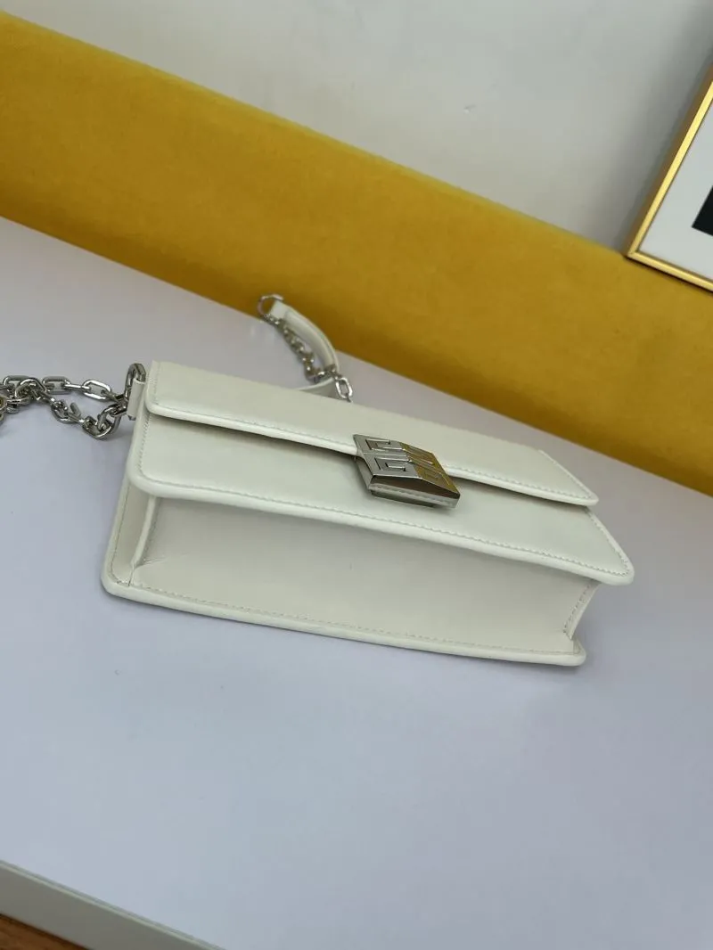 Givenchy White Satchel Crossbody Bag 131 - Image 5