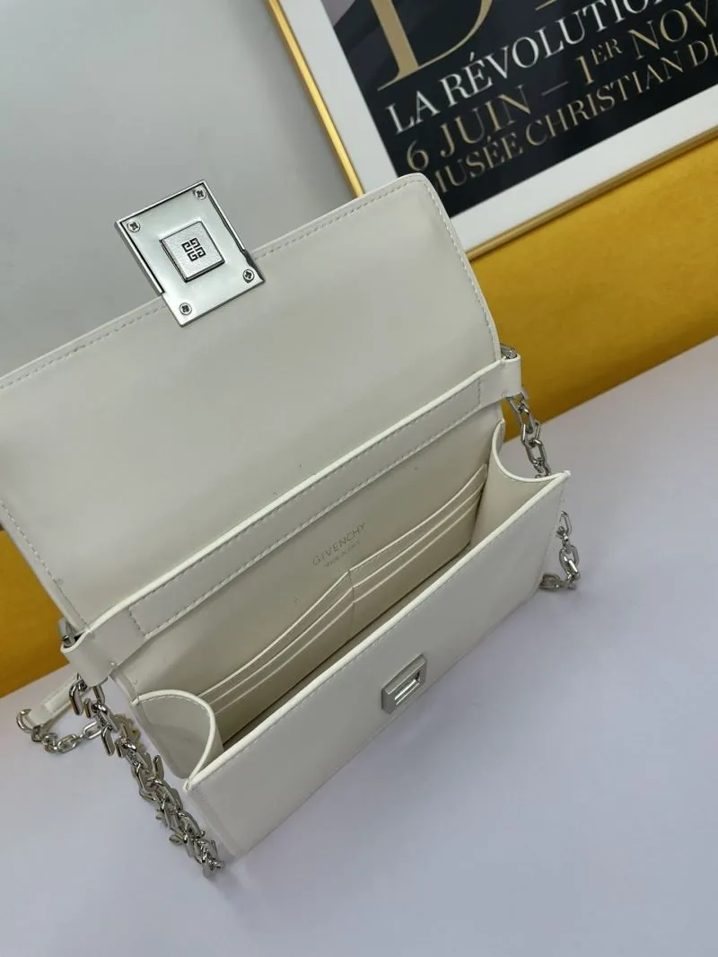 Givenchy White Satchel Crossbody Bag 131 - Image 7