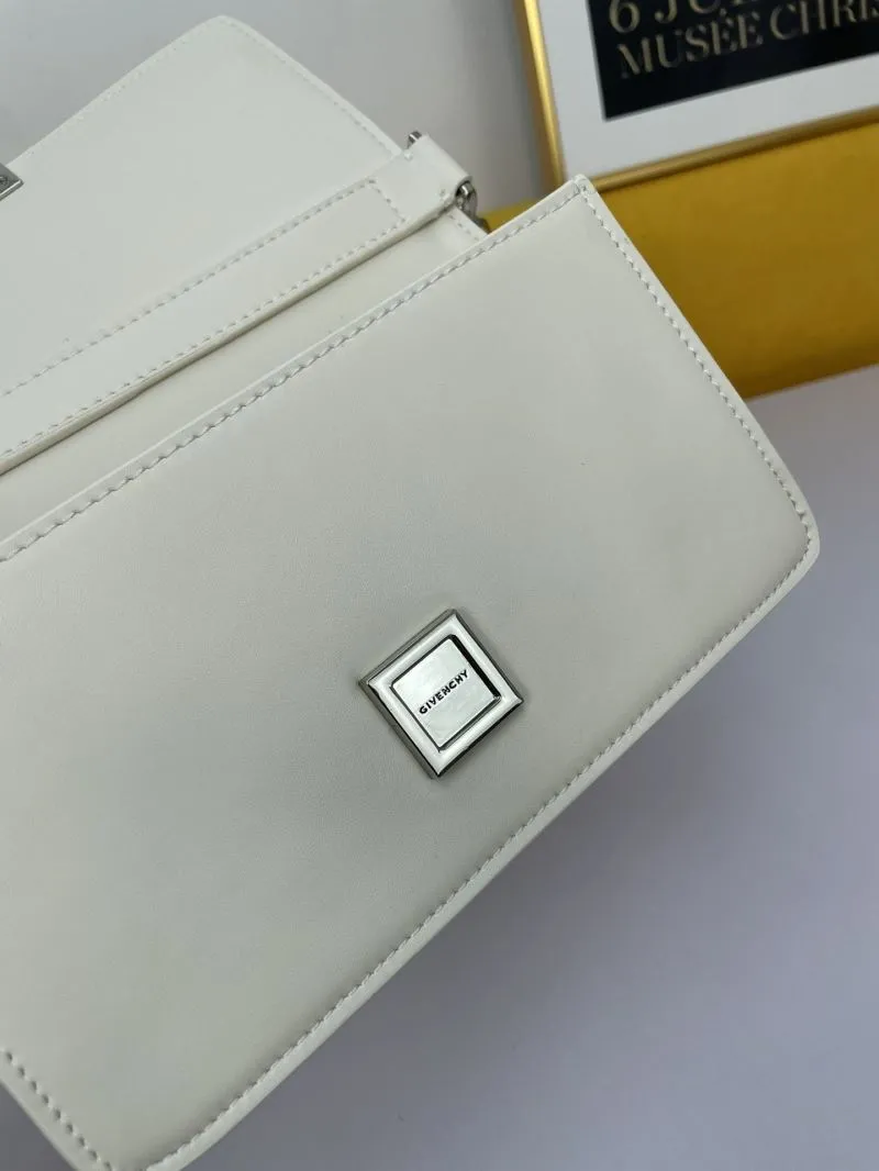 Givenchy White Satchel Crossbody Bag 131 - Image 8
