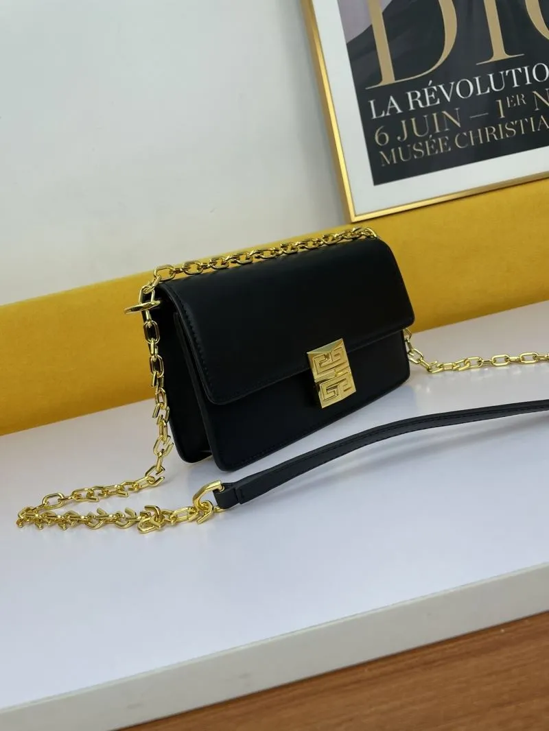 Alternative view of Givenchy Black Leather Chain Satchel Bag