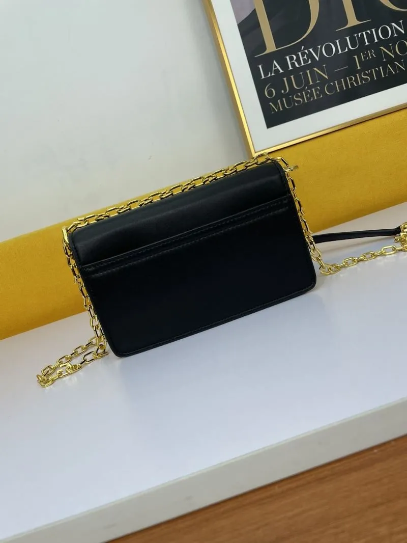 Givenchy Black Leather Chain Satchel Bag - Image 3