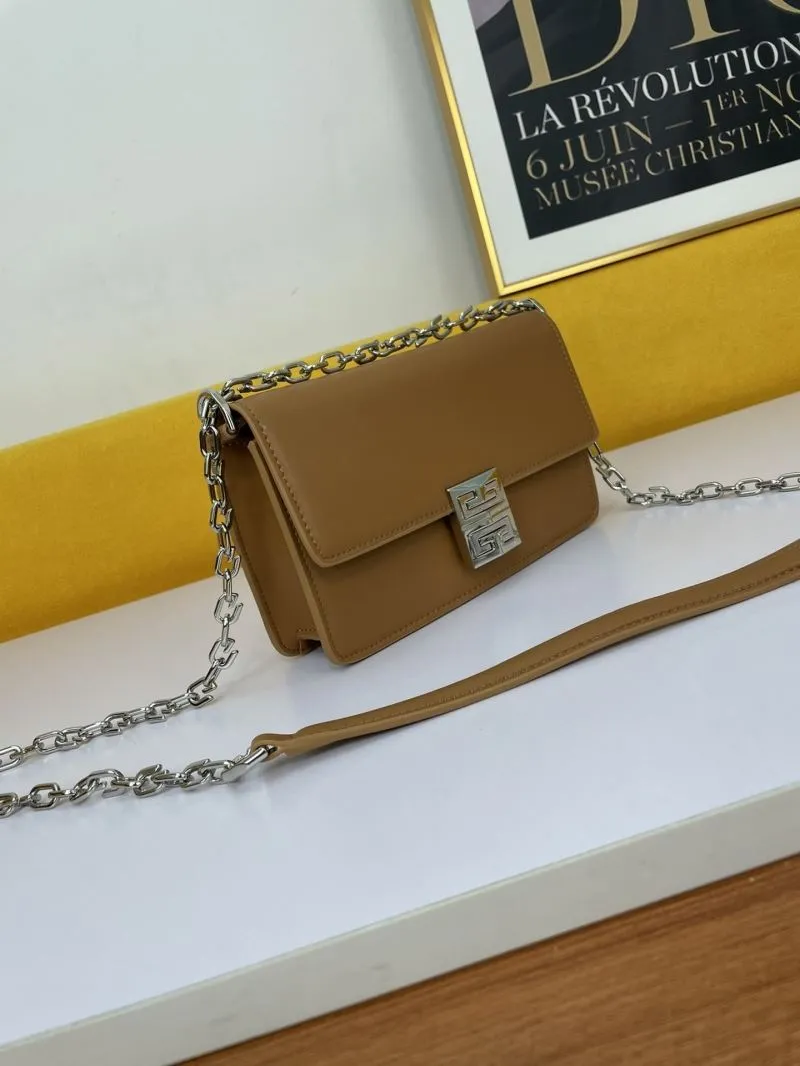 Alternative view of Givenchy Brown Crossbody Satchel Bag 136