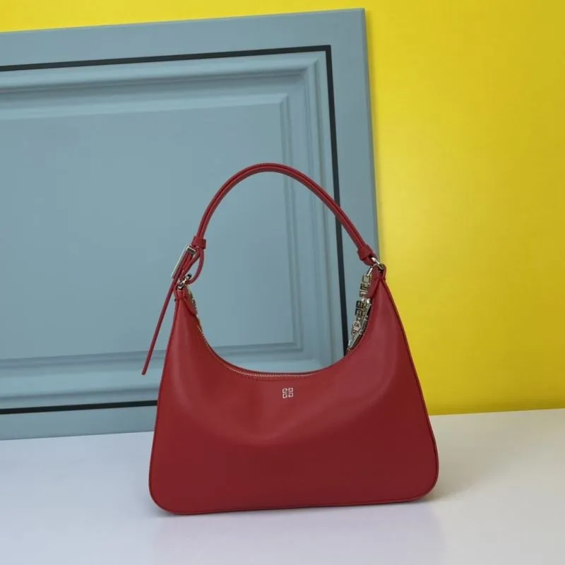 Givenchy Red Hobo Shoulder Bag - Image 3