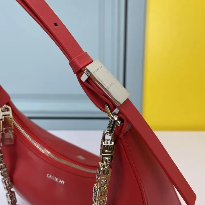 Givenchy Red Hobo Shoulder Bag - Image 5