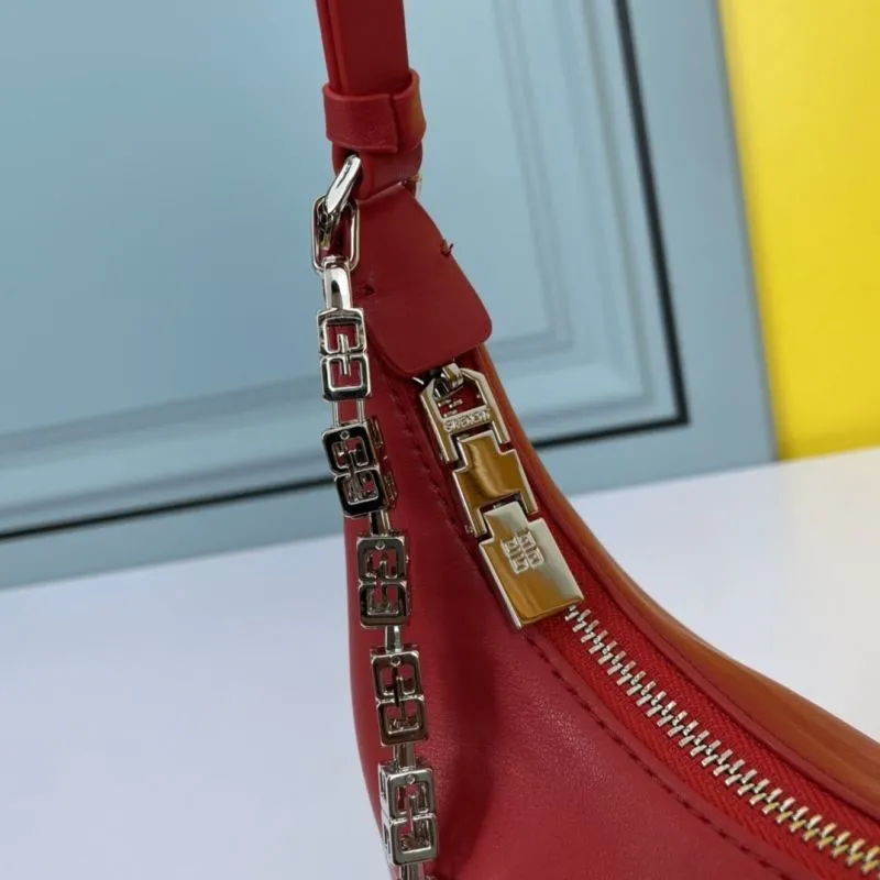 Givenchy Red Hobo Shoulder Bag - Image 6