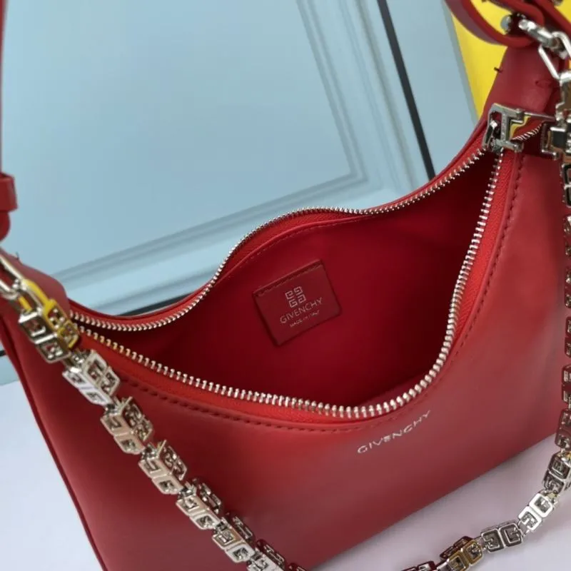 Givenchy Red Hobo Shoulder Bag - Image 8