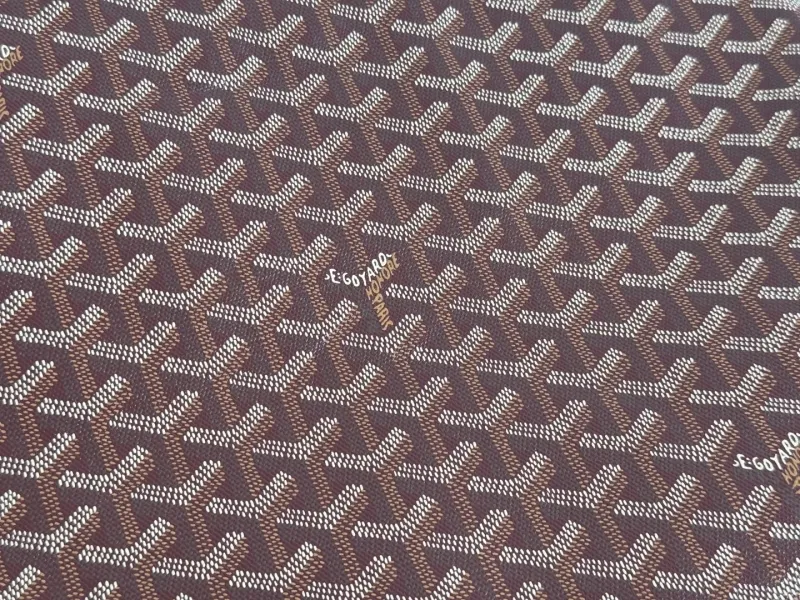 Goyard Brown Zip Clutch Bag - Image 6