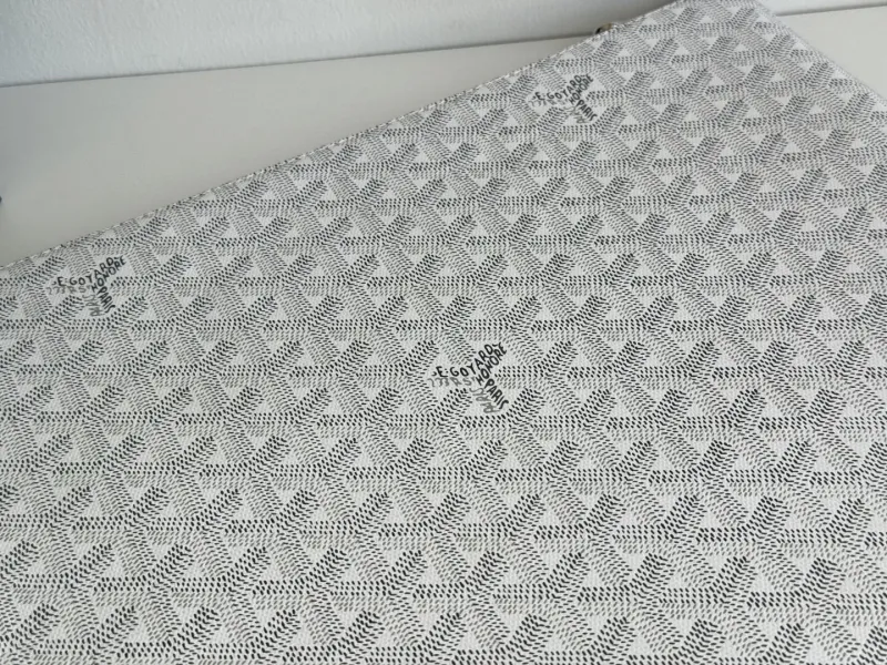Goyard White Monogram Clutch Bag - Image 6
