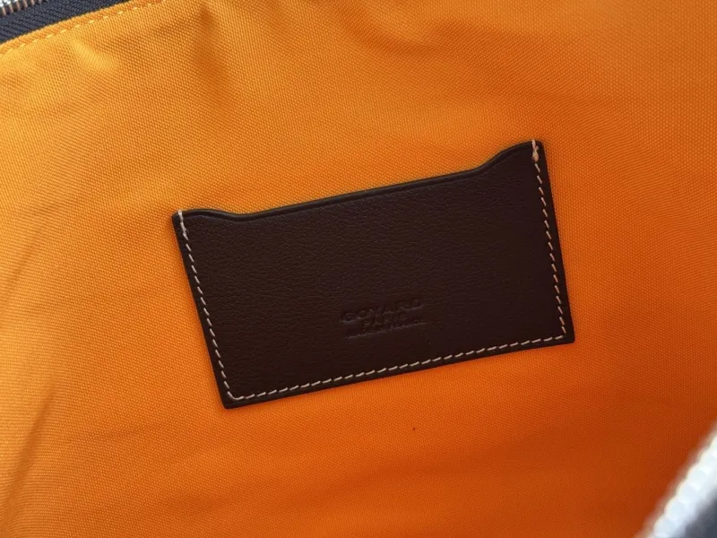 Goyard Black Zip Clutch Bag - Image 9