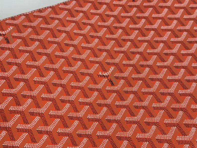 Goyard Orange Zip Clutch Bag - Image 7
