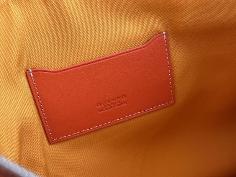 Goyard Orange Zip Clutch Bag - Image 9