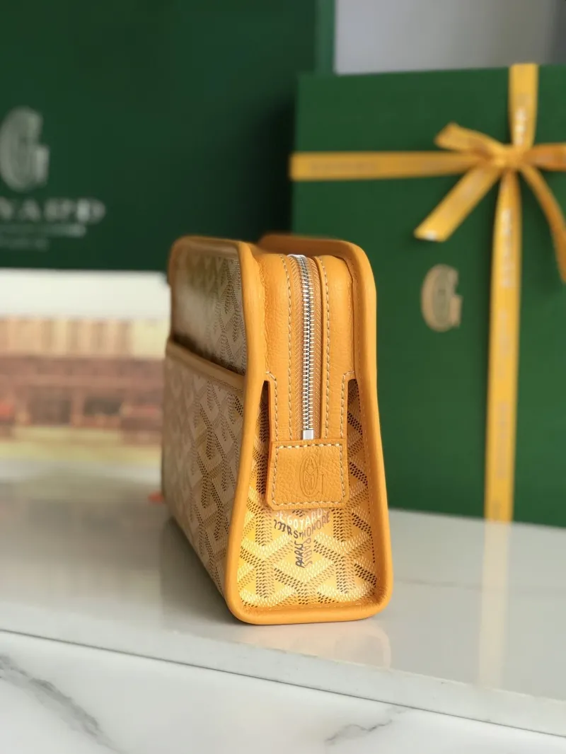 Goyard Yellow Clutch Bag 25 - Image 3