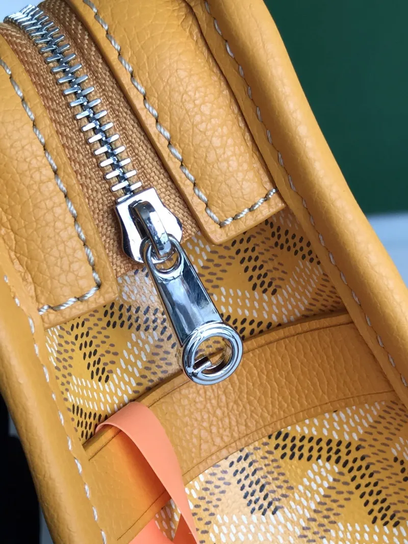 Goyard Yellow Clutch Bag 25 - Image 7