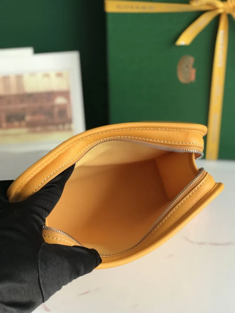 Goyard Yellow Clutch Bag 25 - Image 8