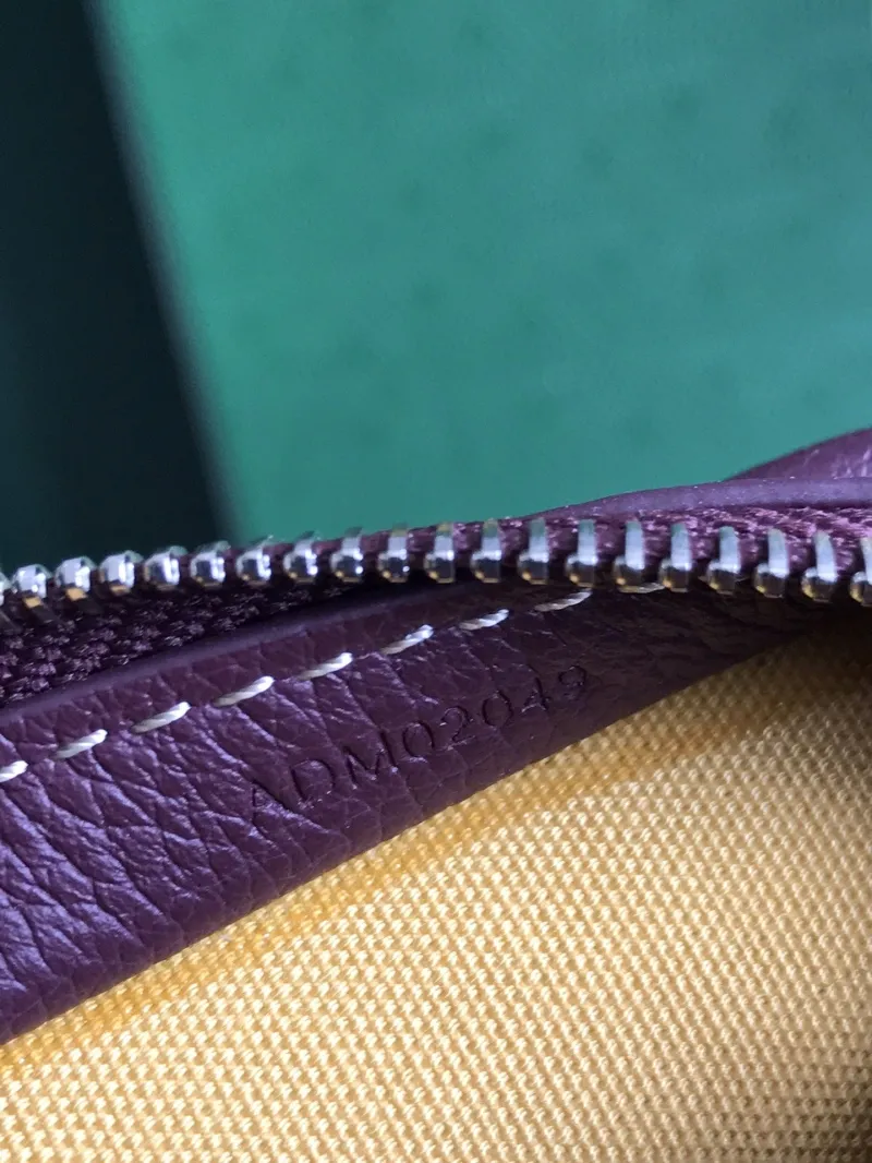Goyard Burgundy Clutch Bag 26 - Image 9
