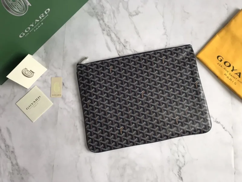 Goyard Black Clutch Bag 54 - Image 8