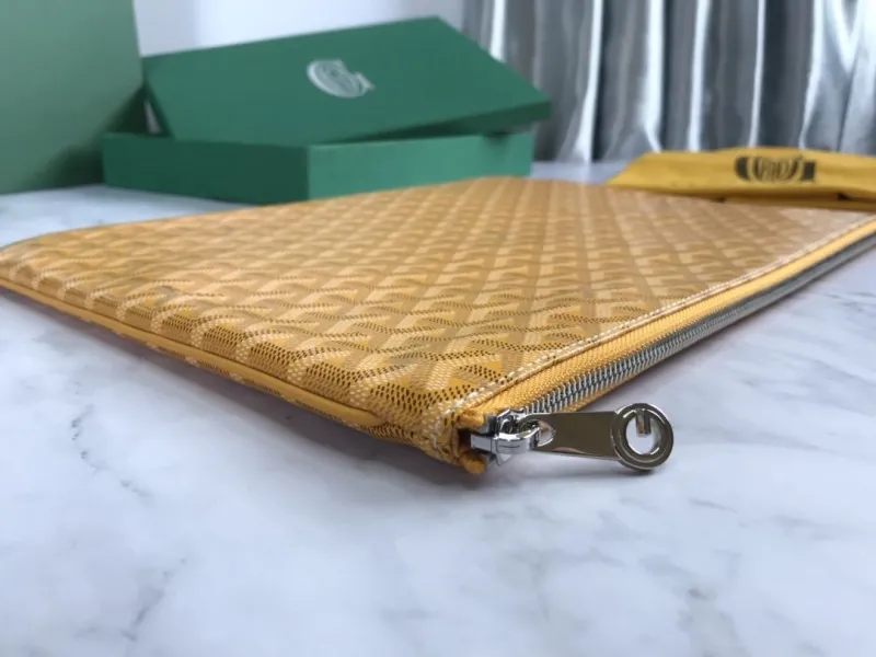Goyard Yellow Clutch Bag 57 - Image 3