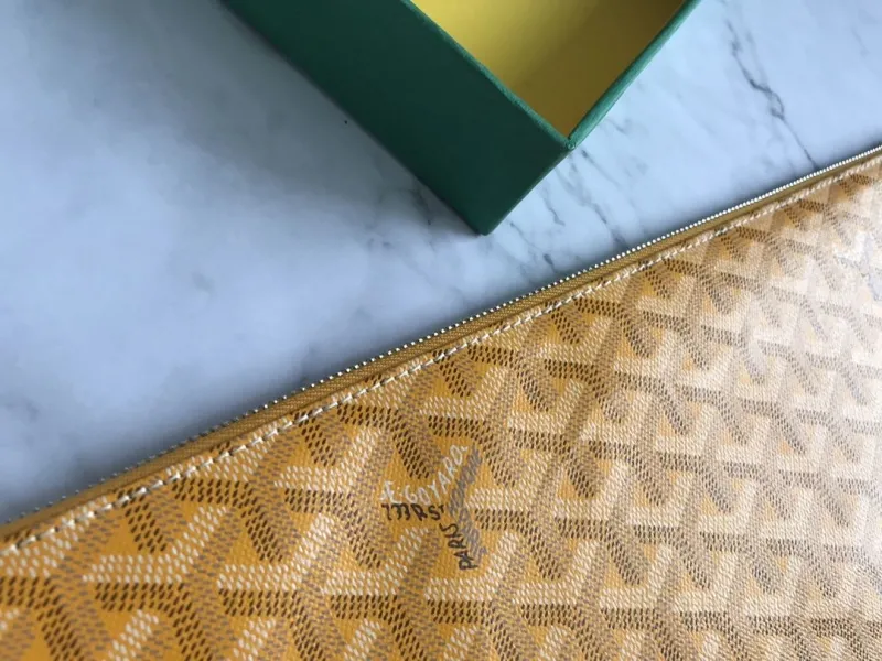 Goyard Yellow Clutch Bag 57 - Image 4