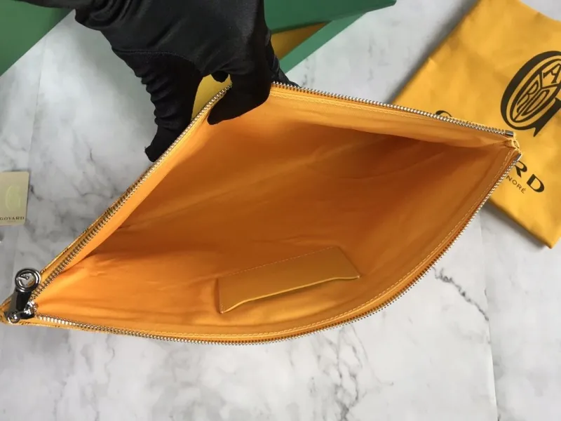 Goyard Yellow Clutch Bag 57 - Image 5