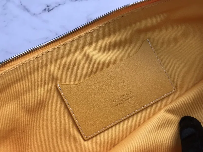 Goyard Yellow Clutch Bag 57 - Image 6