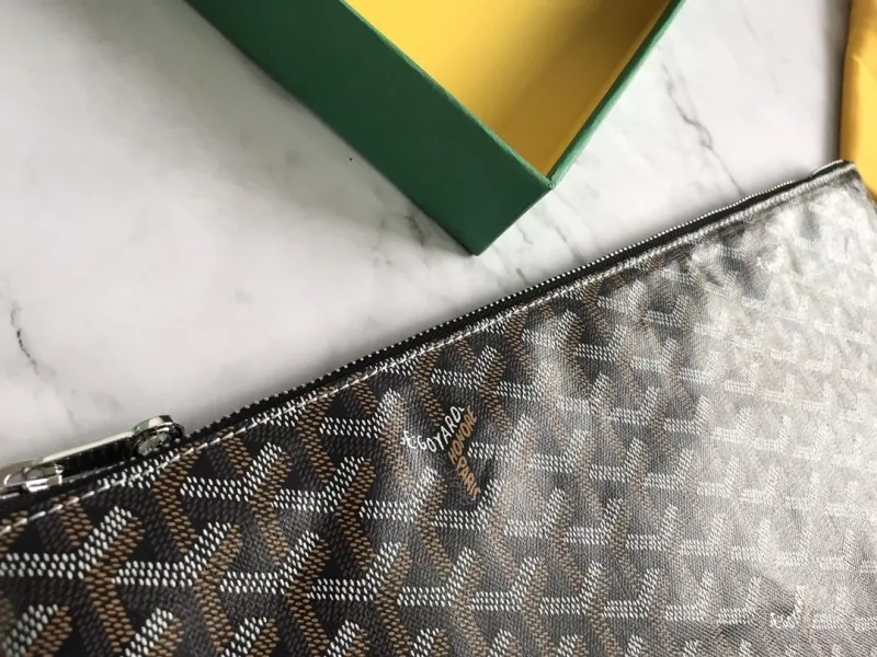 Goyard Black Clutch Bag 58 - Image 4
