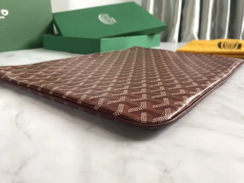 Alternative view of Goyard Burgundy Zip Clutch Bag