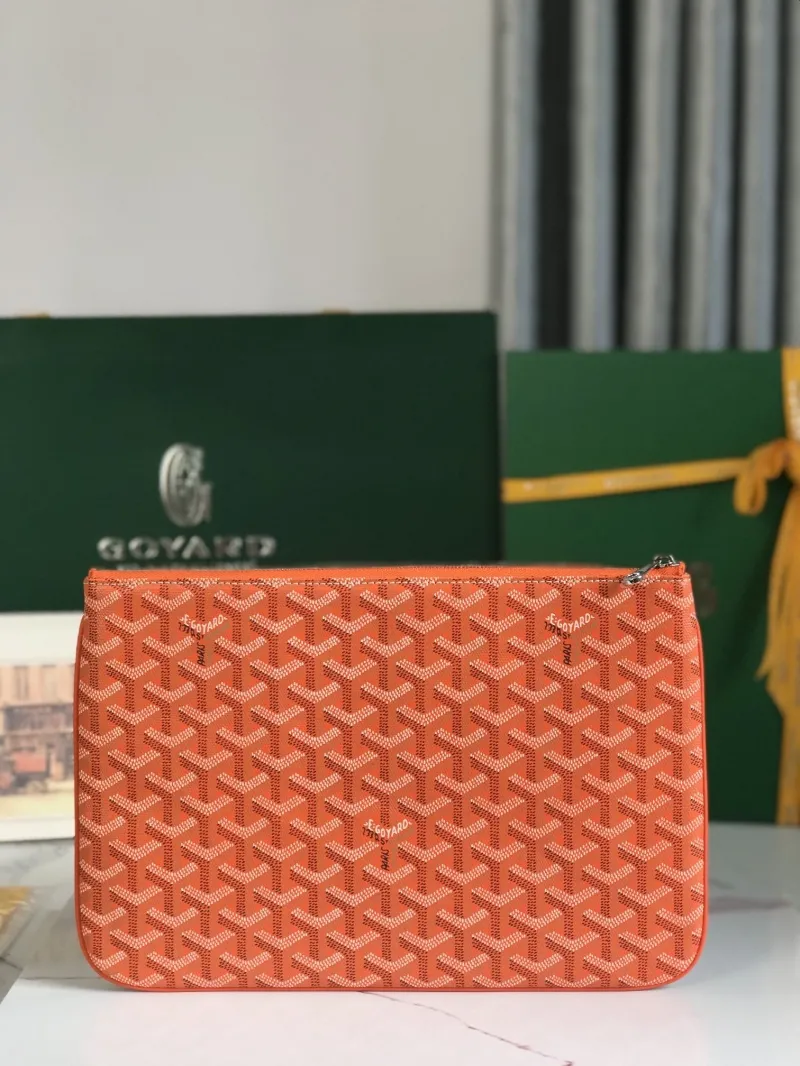 Goyard Orange Clutch Bag 62