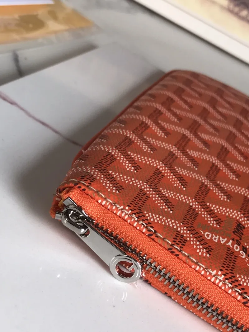 Goyard Orange Clutch Bag 62 - Image 5