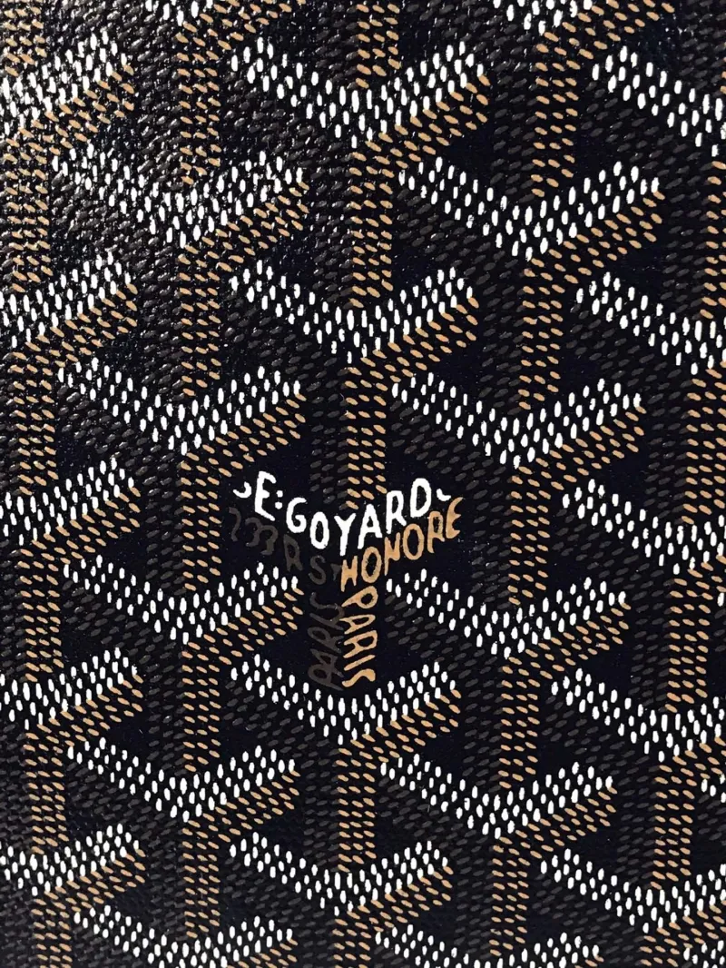Goyard Black Zip Clutch Bag - Image 5