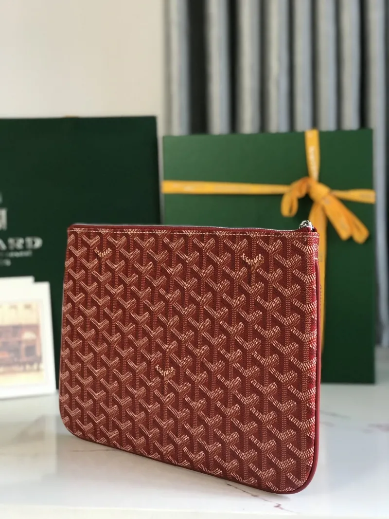 Alternative view of Goyard Red Zip Clutch Bag