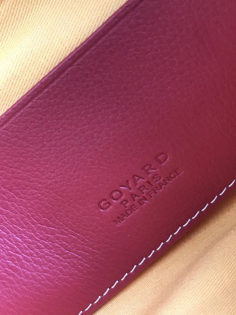 Goyard Red Zip Clutch Bag - Image 8