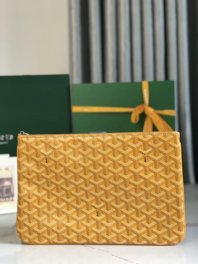 Goyard Yellow Clutch Bag 67