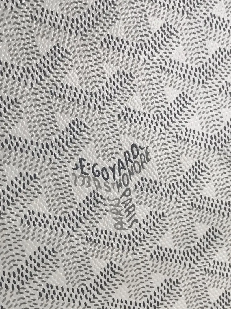 Goyard White Clutch Bag 70 - Image 6