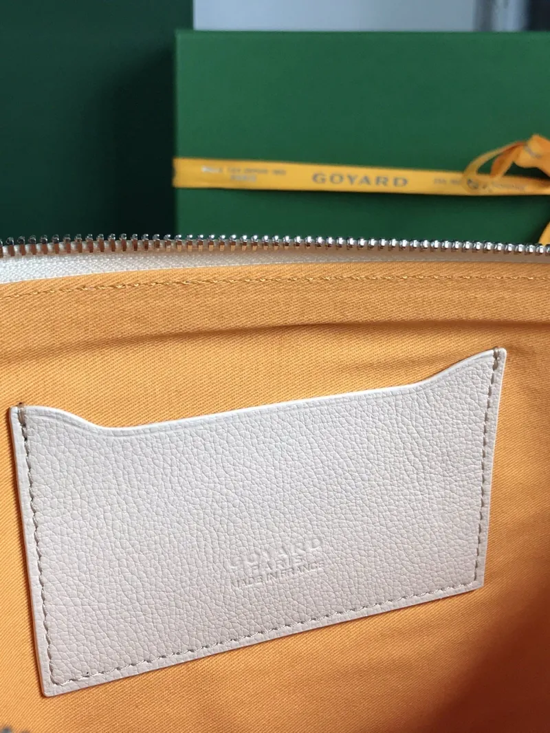 Goyard White Clutch Bag 70 - Image 7