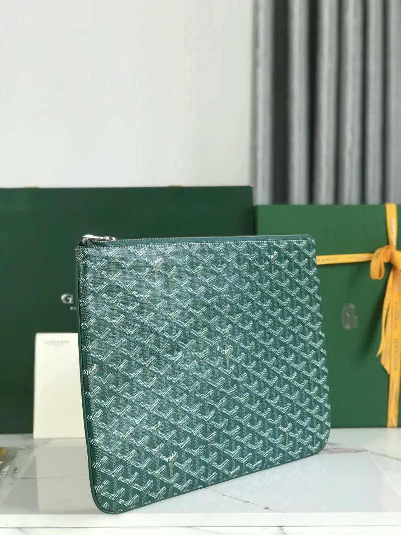 Alternative view of Goyard Green Zip Clutch Bag