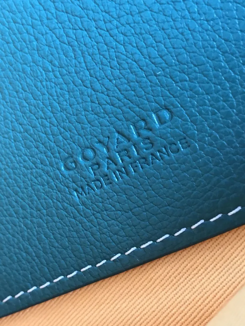 Goyard Green Zip Clutch Bag - Image 7