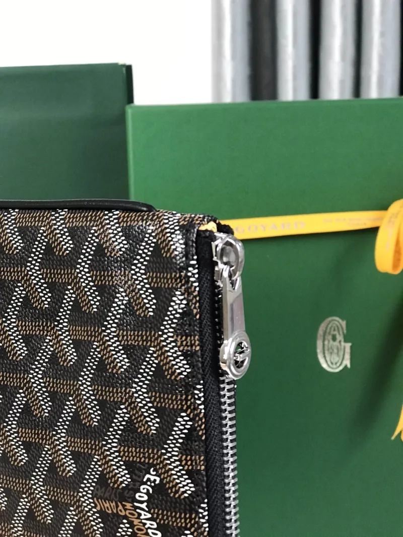 Goyard Black Clutch Bag 73 - Image 4