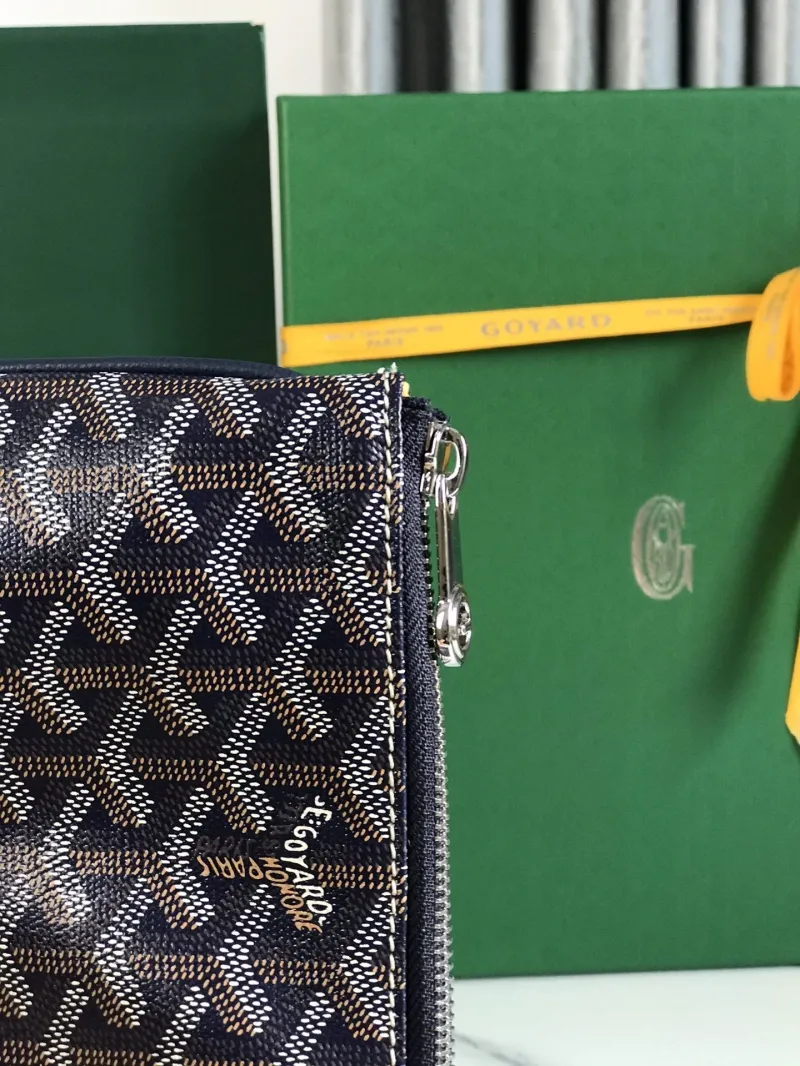 Goyard Black Clutch Bag 75 - Image 5