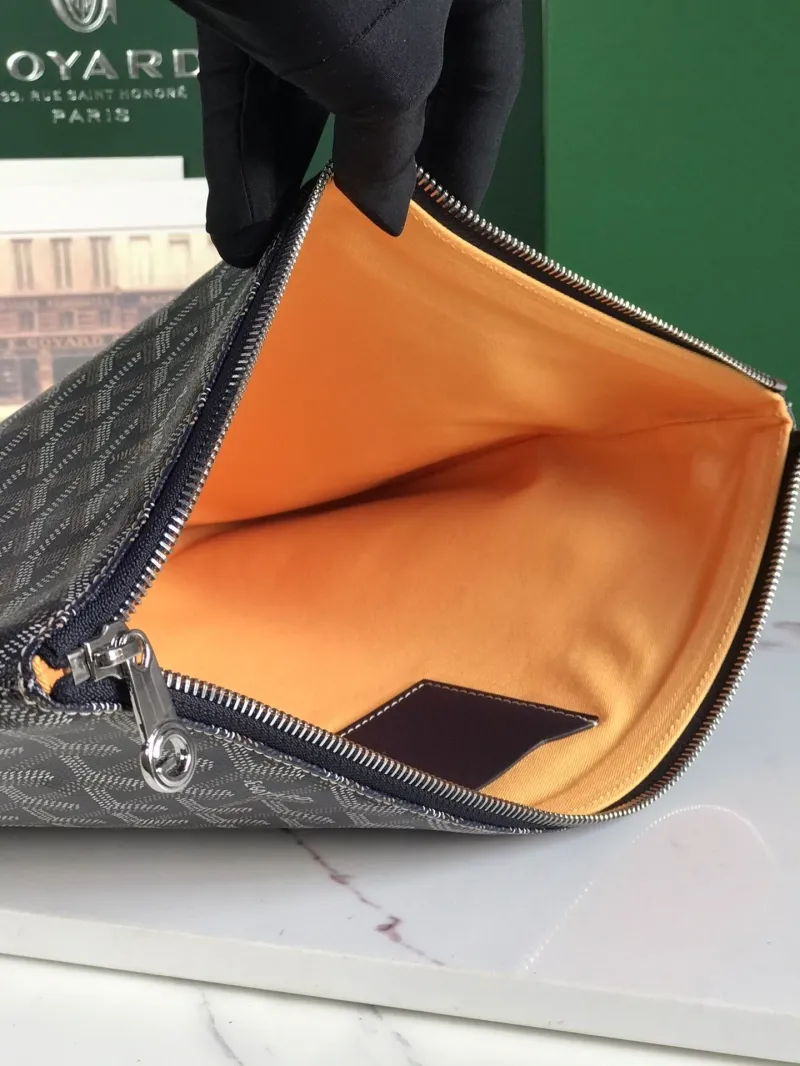 Goyard Black Clutch Bag 75 - Image 7