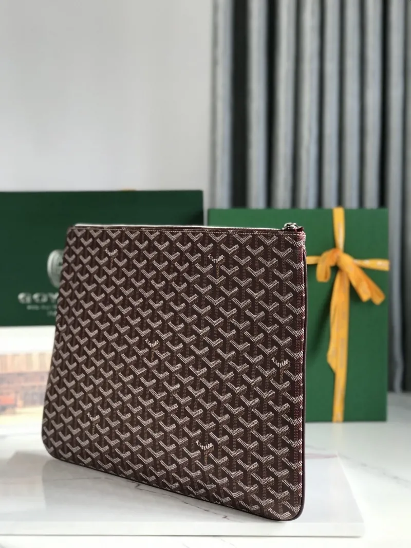 Alternative view of Goyard Burgundy Zip Clutch Bag