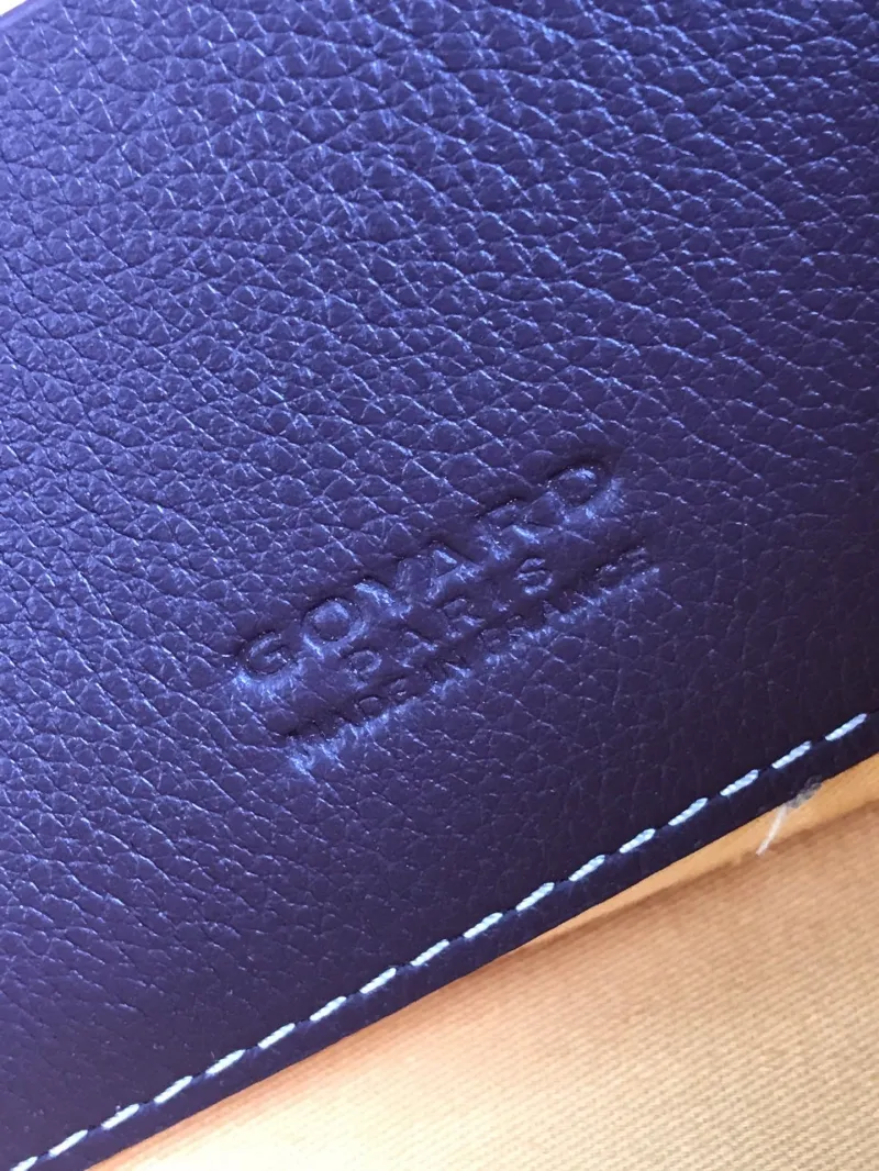 Goyard Burgundy Zip Clutch Bag - Image 8