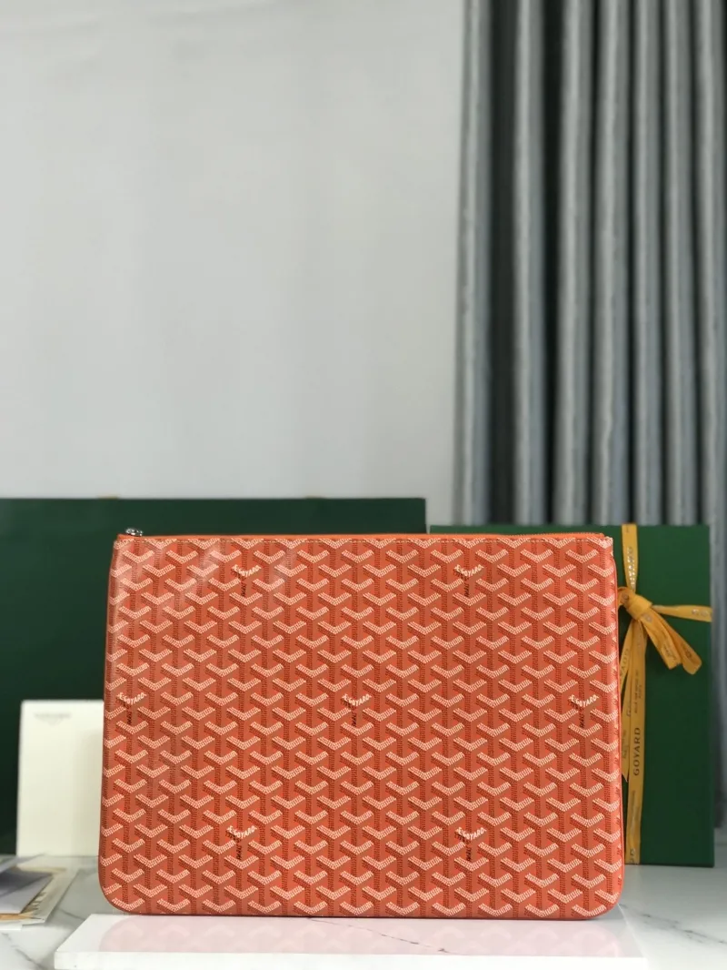 Goyard Orange Clutch Bag 79