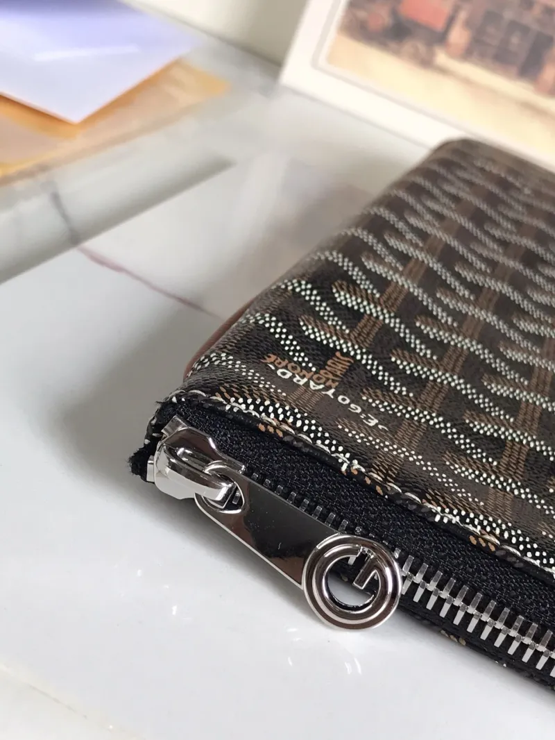 Goyard Classic Black Clutch Bag - Image 6
