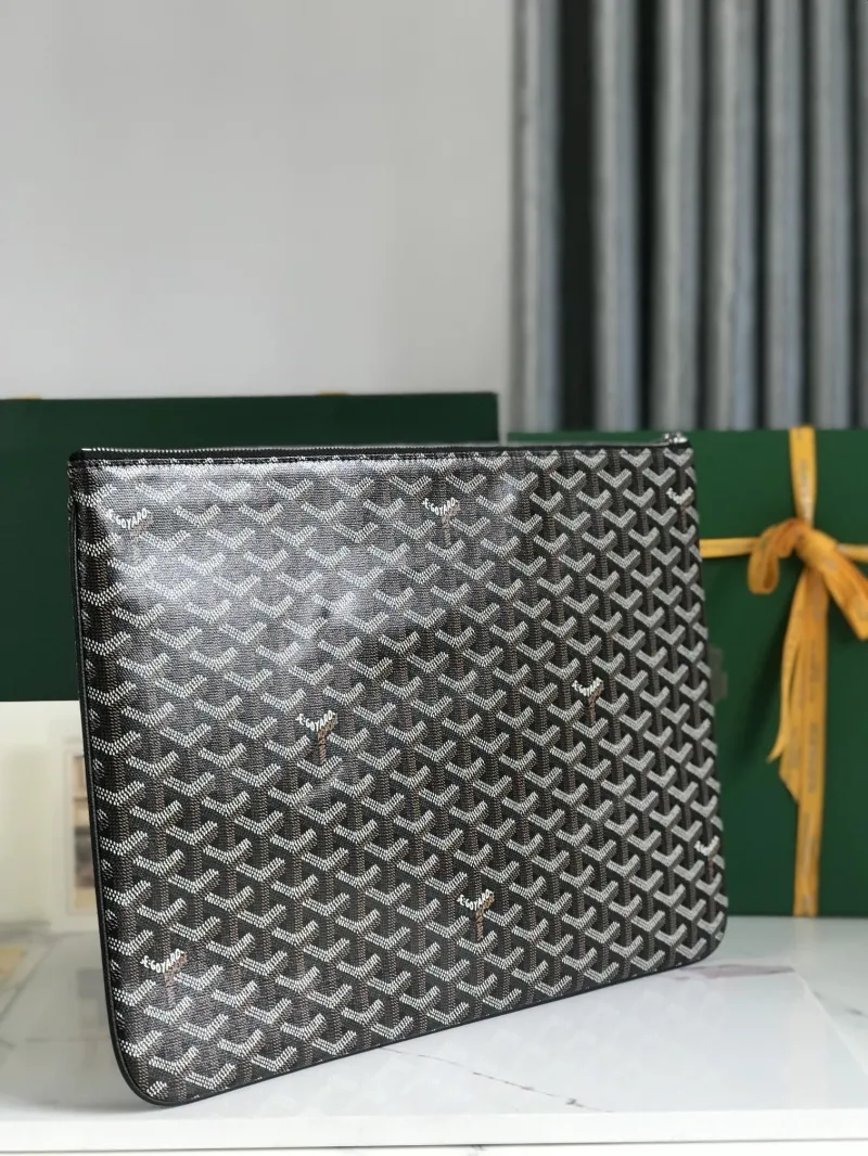 Goyard Black Clutch Bag 81 - Image 3