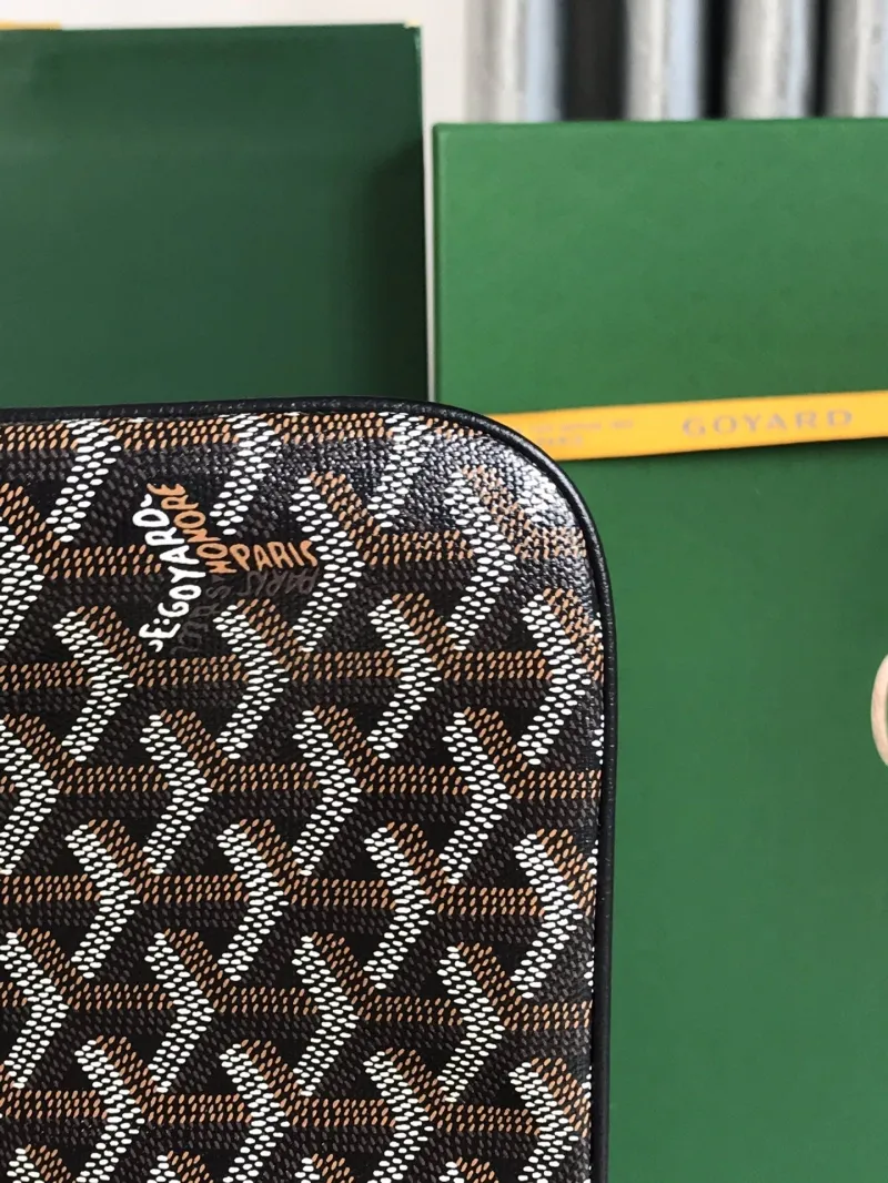 Goyard Black Clutch Bag 81 - Image 4